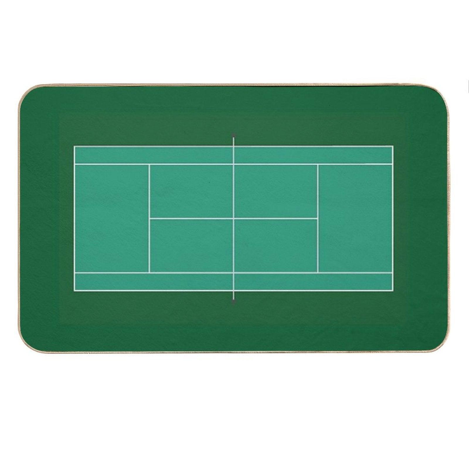 Tennis Court Bath Mat