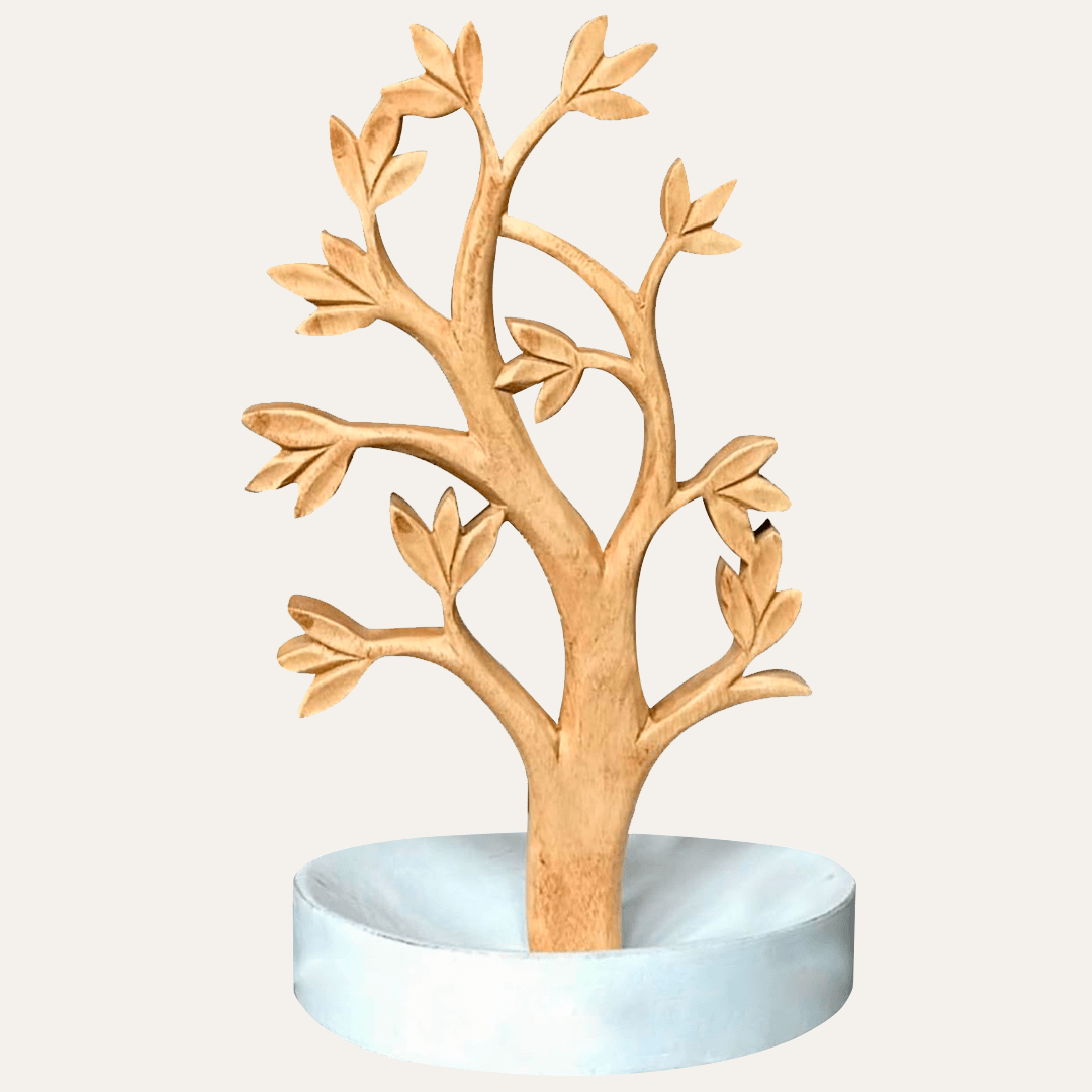 Jewelry Tree Stand – Timber Grace, Solid Wood