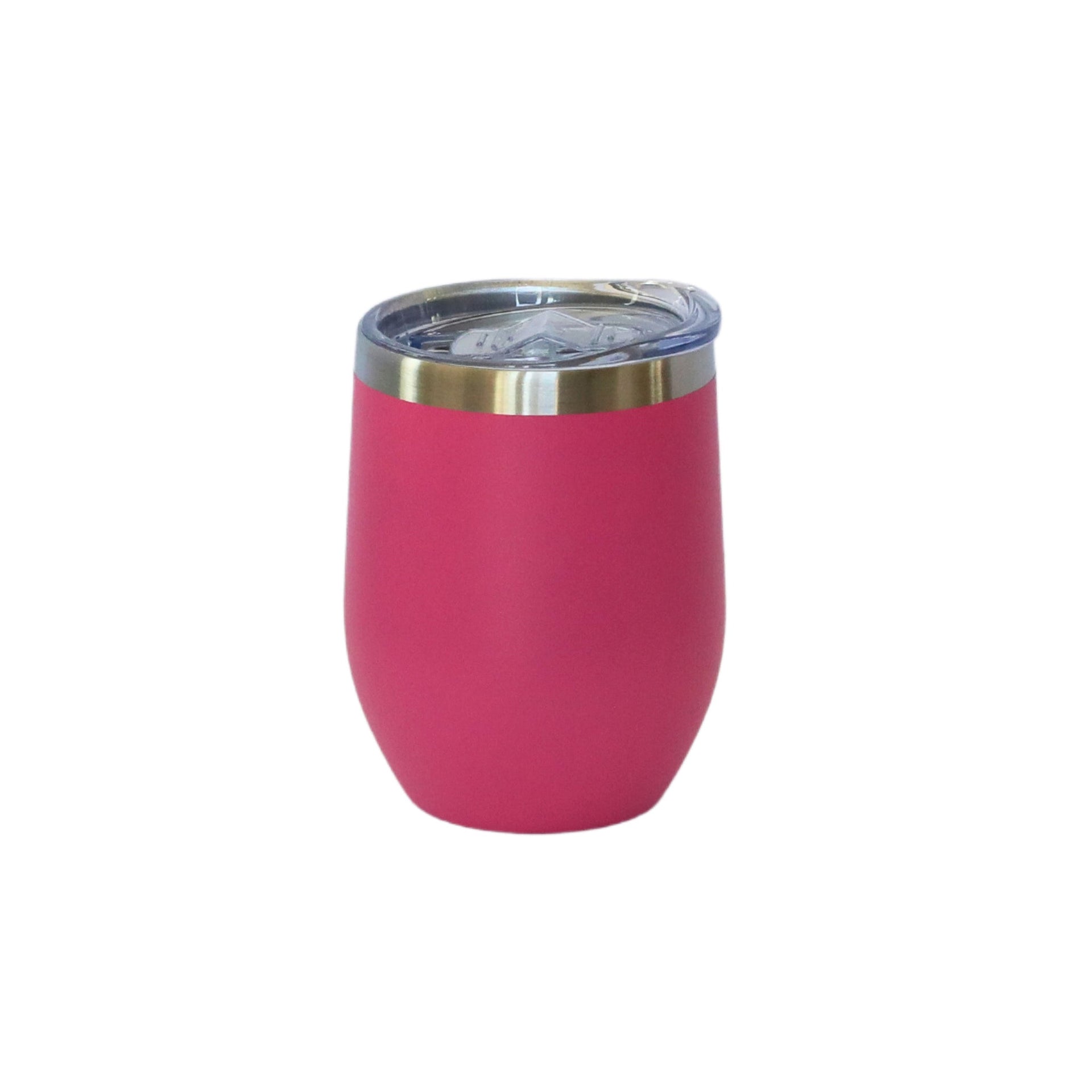 12 Oz Stemless Wine Tumbler - Hot Pink
