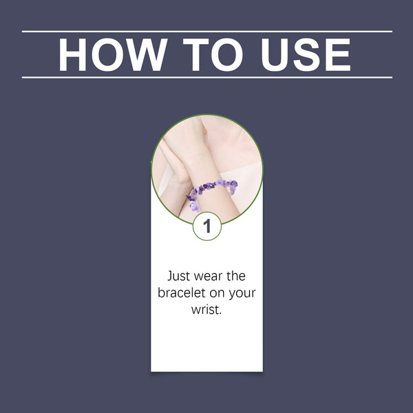 Decorative Bracelet Everyday Personality Fashion All-In-One Night Simple Portable Decorative Amethyst Bracelet