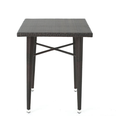 32' SQUARE WICKER BAR TABLE