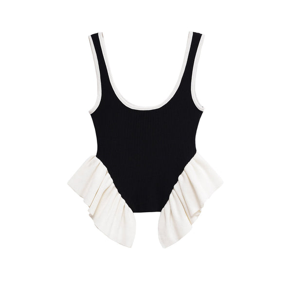 Elegant and Versatile Sleeveless Strap Top with  Design