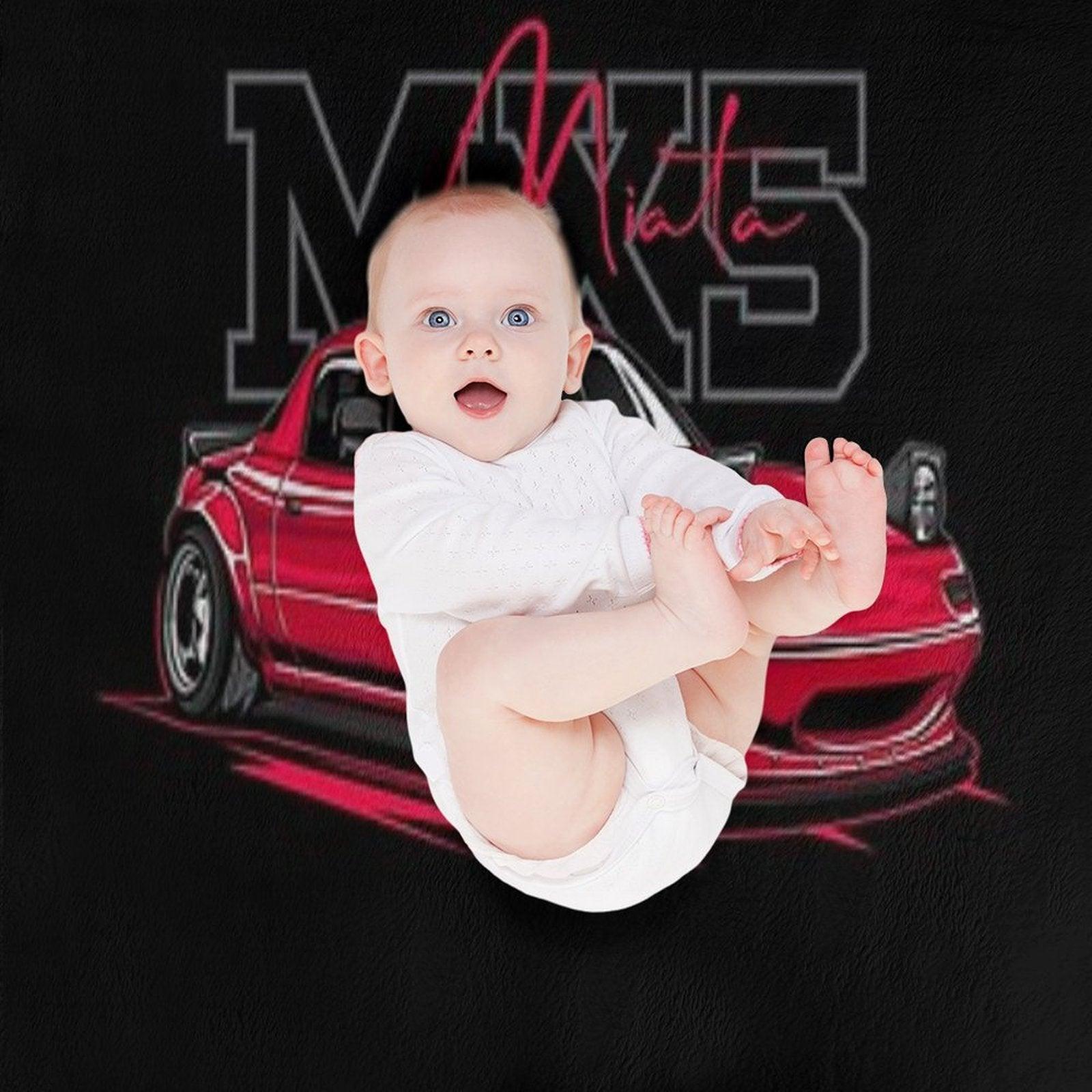 Red Mazda MX5 Miata Throw Blanket