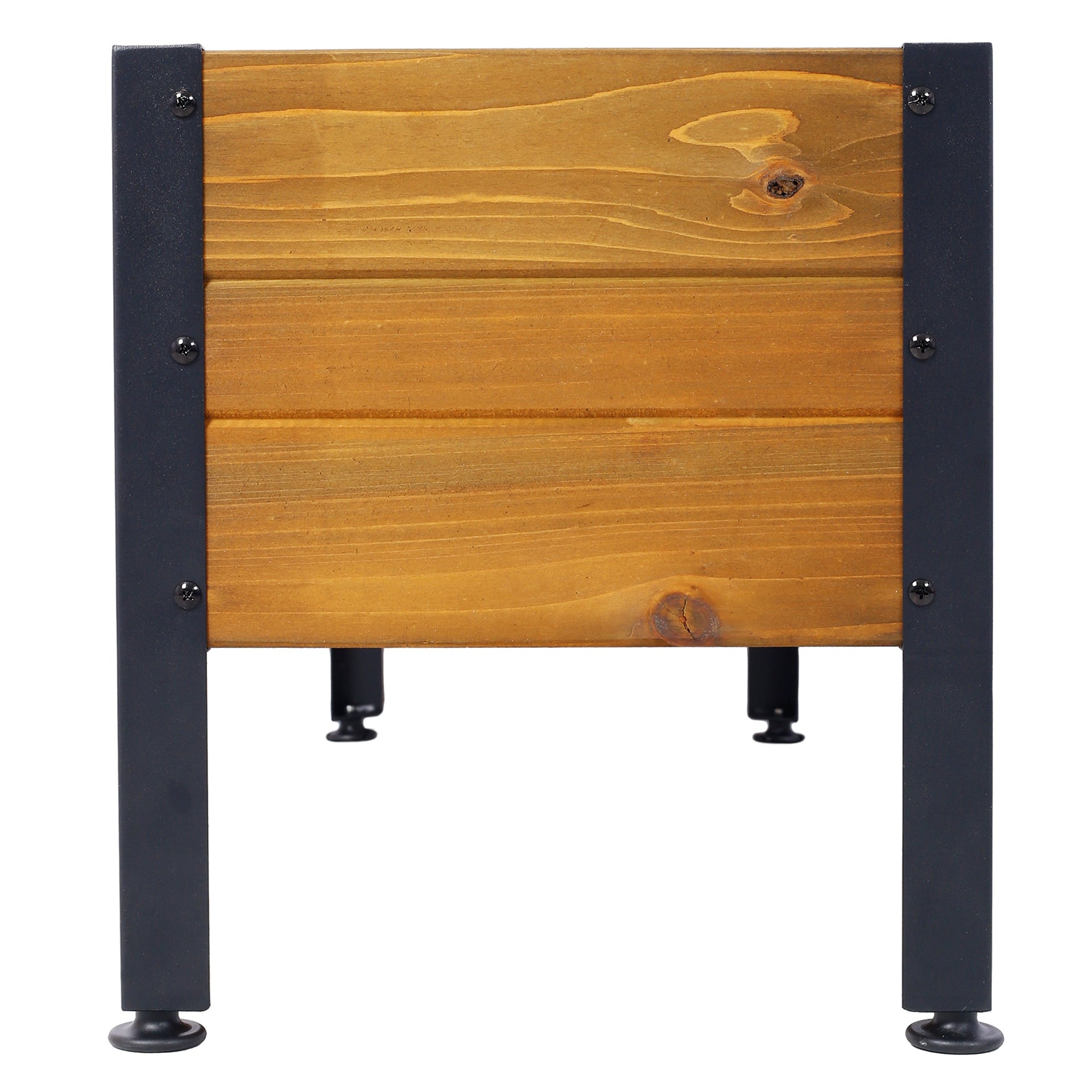 Wood Rectangular Garden Planter Box Raised Bed Outdoor