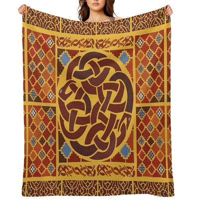 Imagining Sutton Hoo Rædwald Throw Blanket