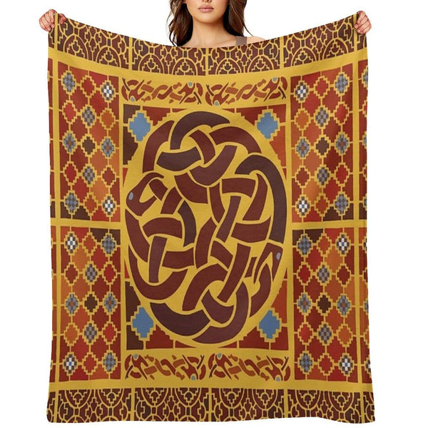 Imagining Sutton Hoo Rædwald Throw Blanket