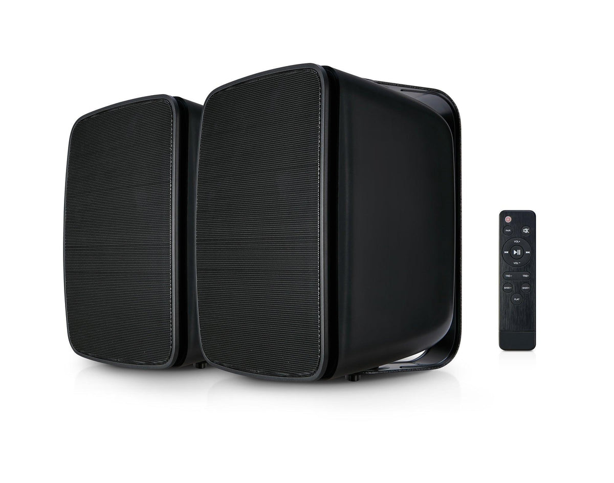 SoundPro Dual Bluetooth Weatherproof Indoor & Outdoor Wall-Mount Loudspeakers
