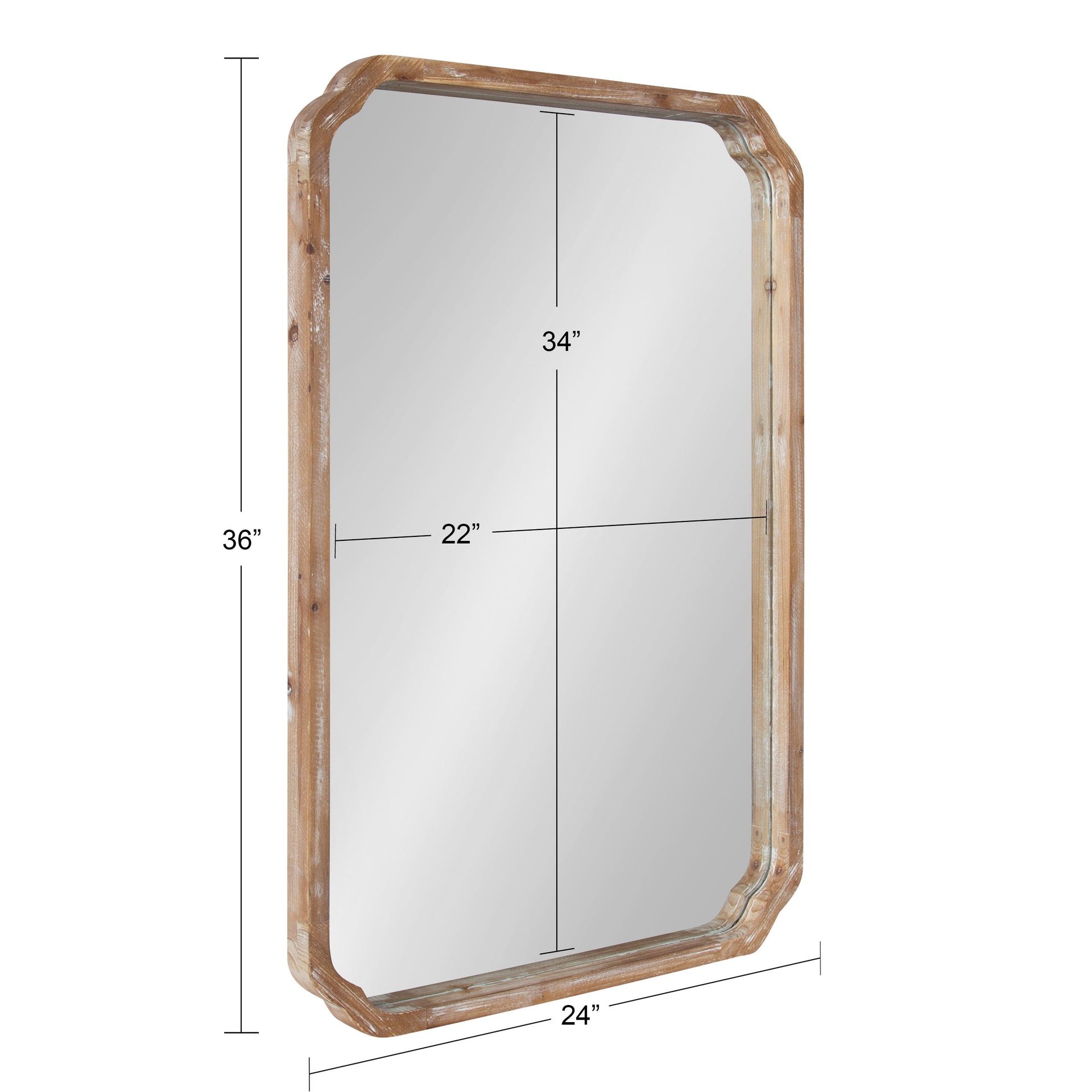 Marston Wood Framed Wall Mirror