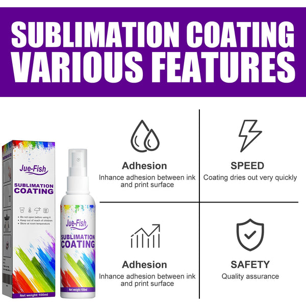 Sublimation Coating Spray Clothing Hot Drawing Heat Transfer Printing Wear-Resistant Stain Resistant Multi-Purpose Adhesion