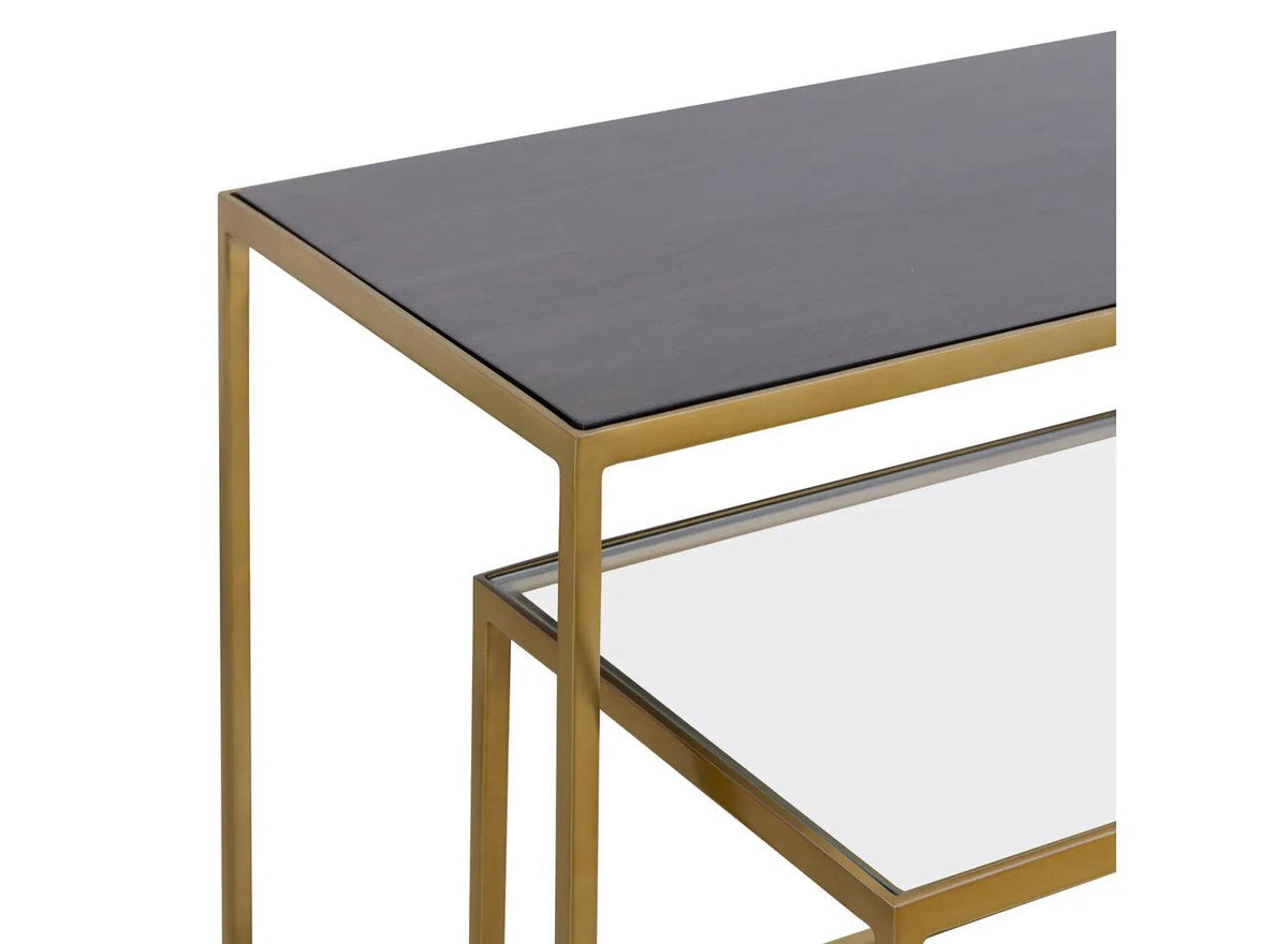 Carrick Nesting Console Table - Set of 3 Dark Mahogany