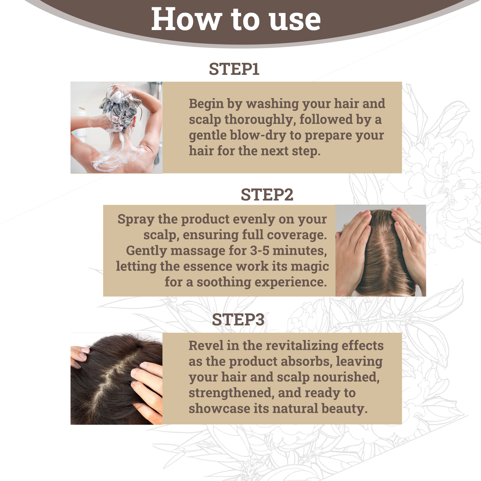 Hair Enhancement Spray Anti-Loss Hair Enhancement Repair Strong And Dense Hair Treatment Spray