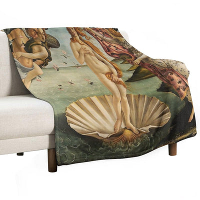 The Birth of Venus Multi-functional Throw Blanket