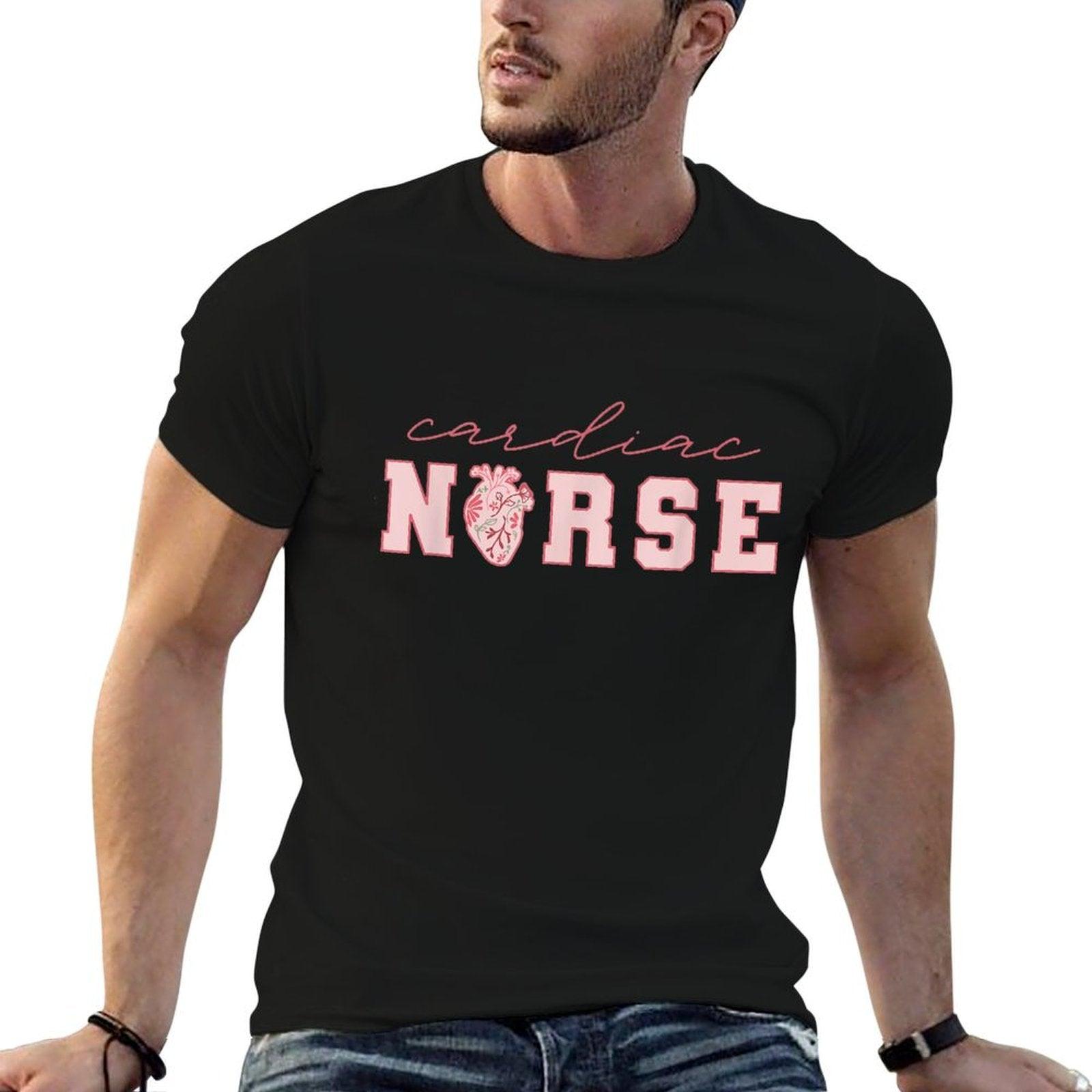 Cardiac Nurse Valentine's Day Telemetry Nurse CVICU Nurse T-Shirt