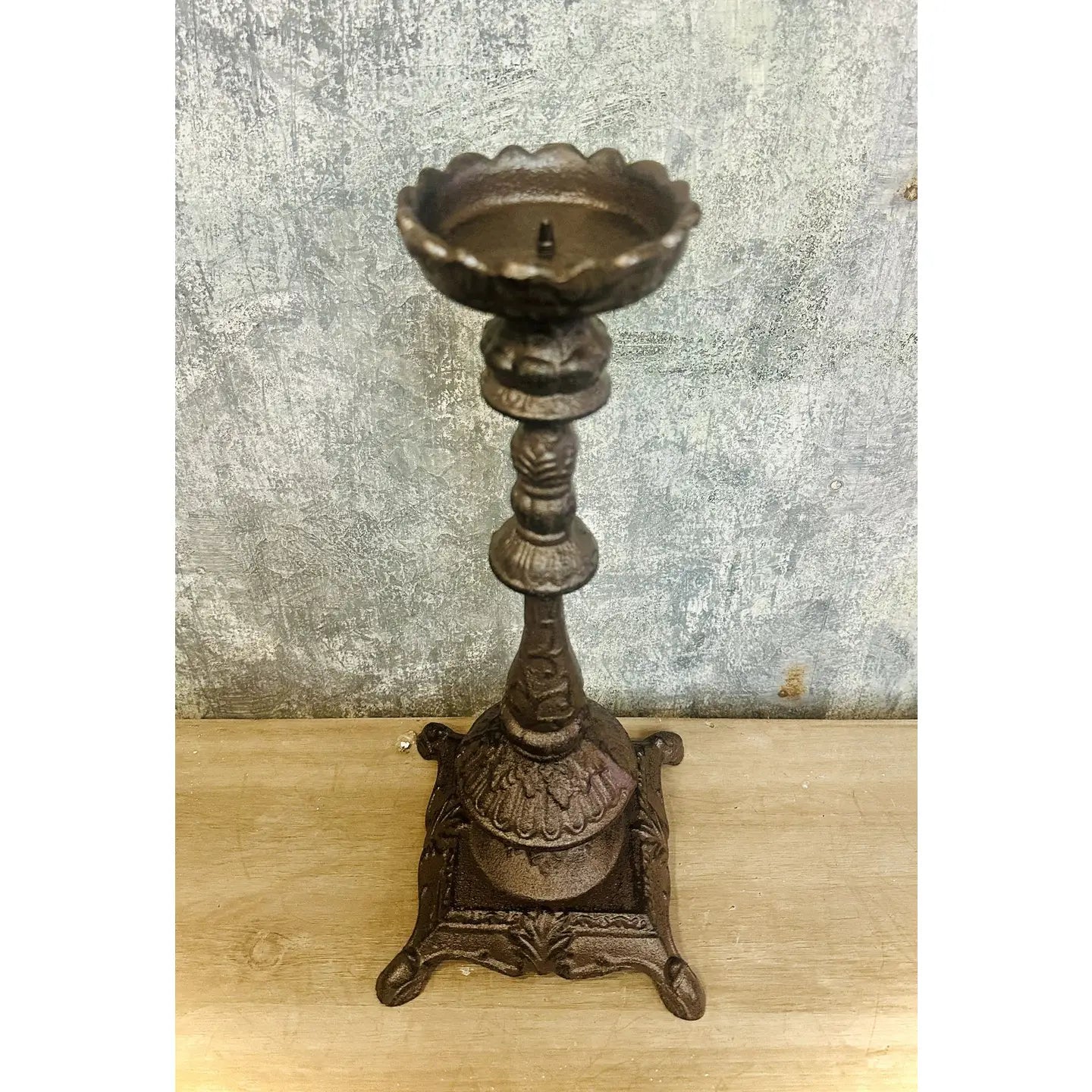 Cast Iron Candle Holder
