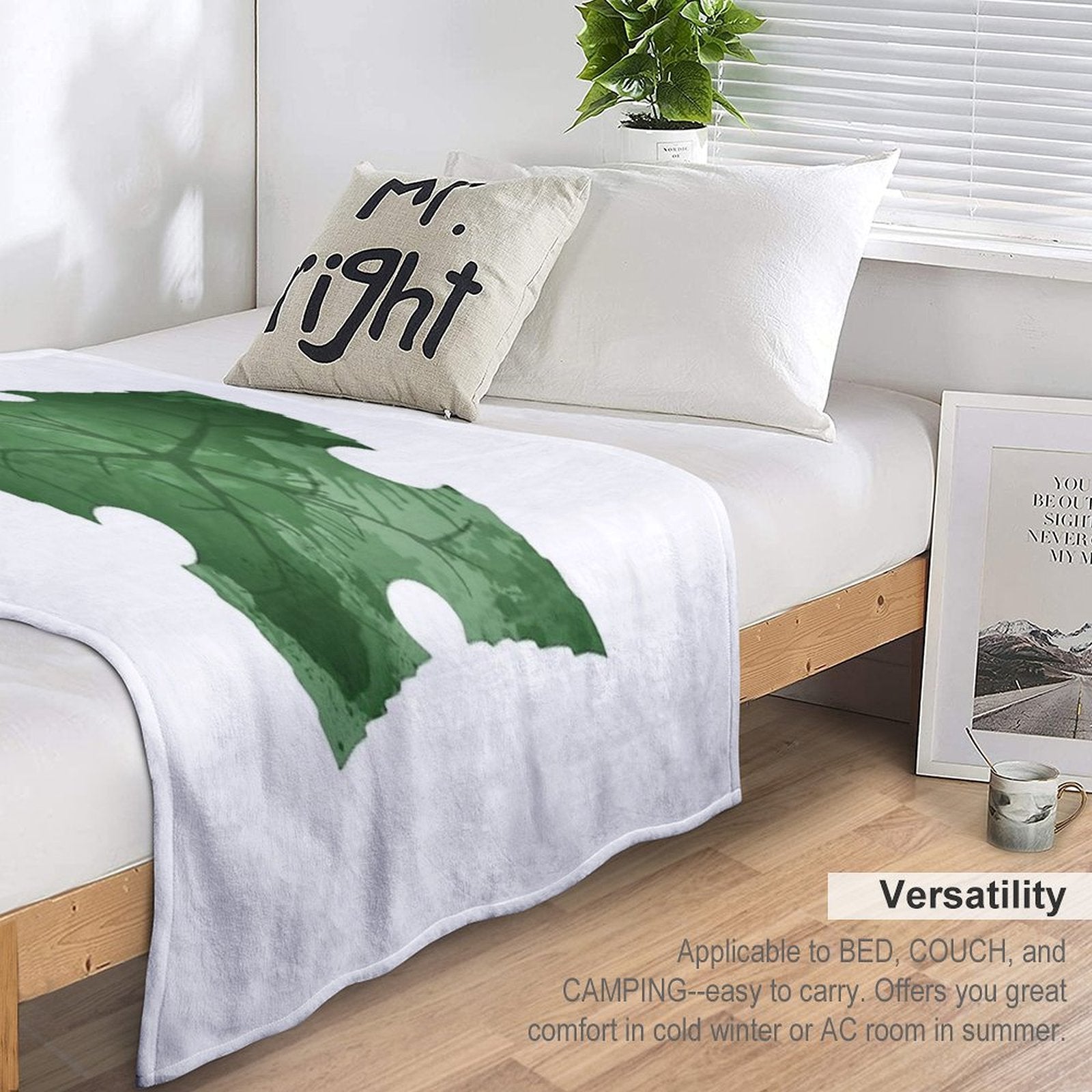 Tree Star Inspired Silhouette Premium Throw Blanket