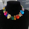 Simple Style Rhinestone Irregular Necklace Luxury Design Women's Statement Necklaces - Water Diamond Necklace