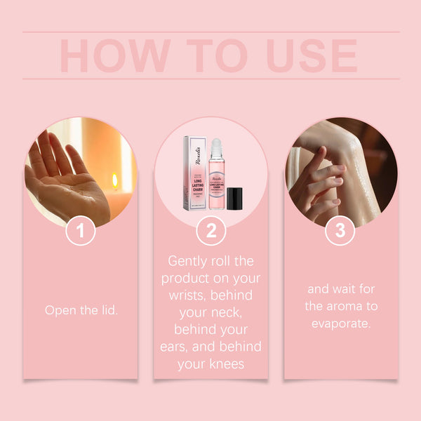 Women's Roller Perfume Lasting Fragrance Portable Rose Light Everyday Fresh Exudes A Niche Appeal Perfume