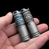 Titanium Alloy Handheld Torch Mini LED Flashlight Portable Outdoor