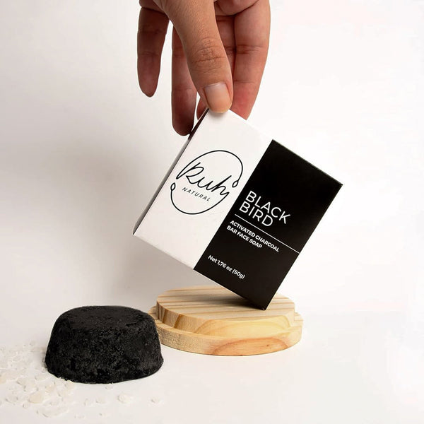 Activated Charcoal Bar Face Soap - Blackbird