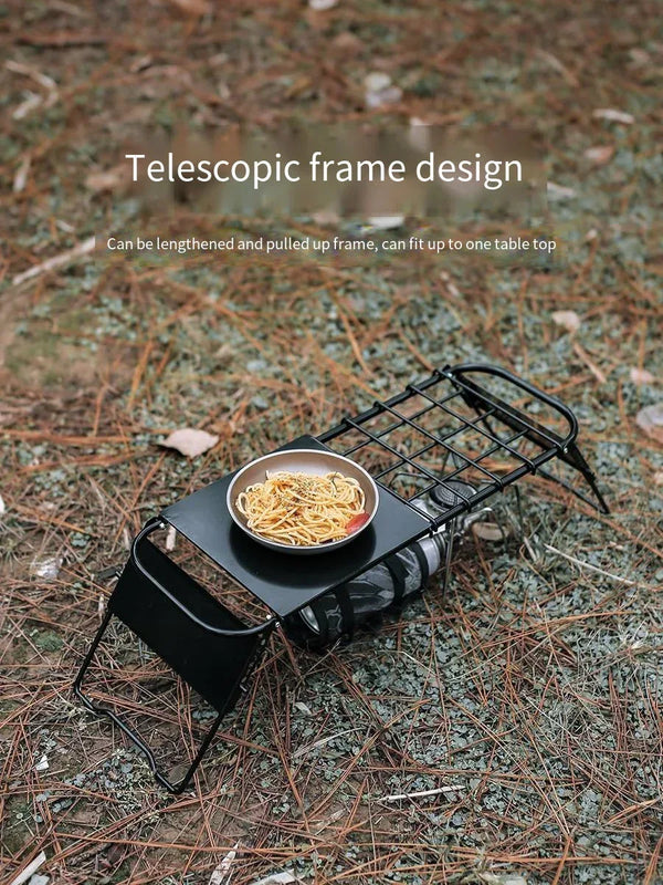 Portable 3-in-1 Design Camping Table for Grill with Mesh Desktop, Folding Table for Grill Camping Cooking BBQ - Gifts for You 'n Me