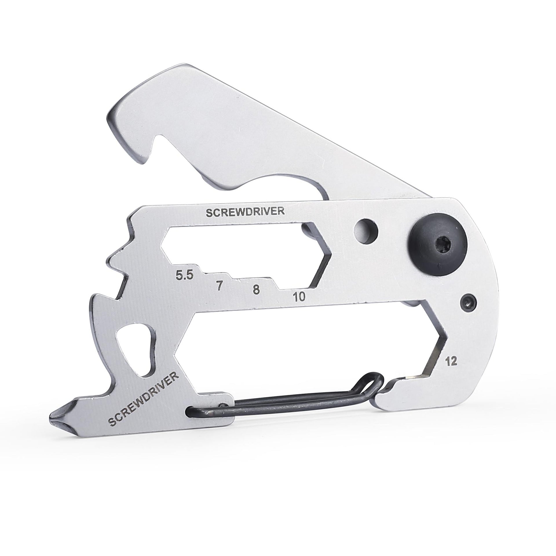 10in1 Stainless Steel EDC Card Multitool for Survival Camping & Climbing Wautton Outdoor Gear
