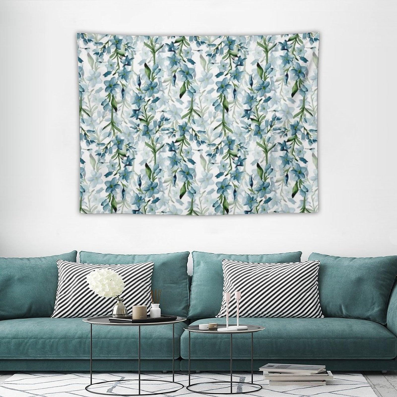 Blue Branches Tapestry
