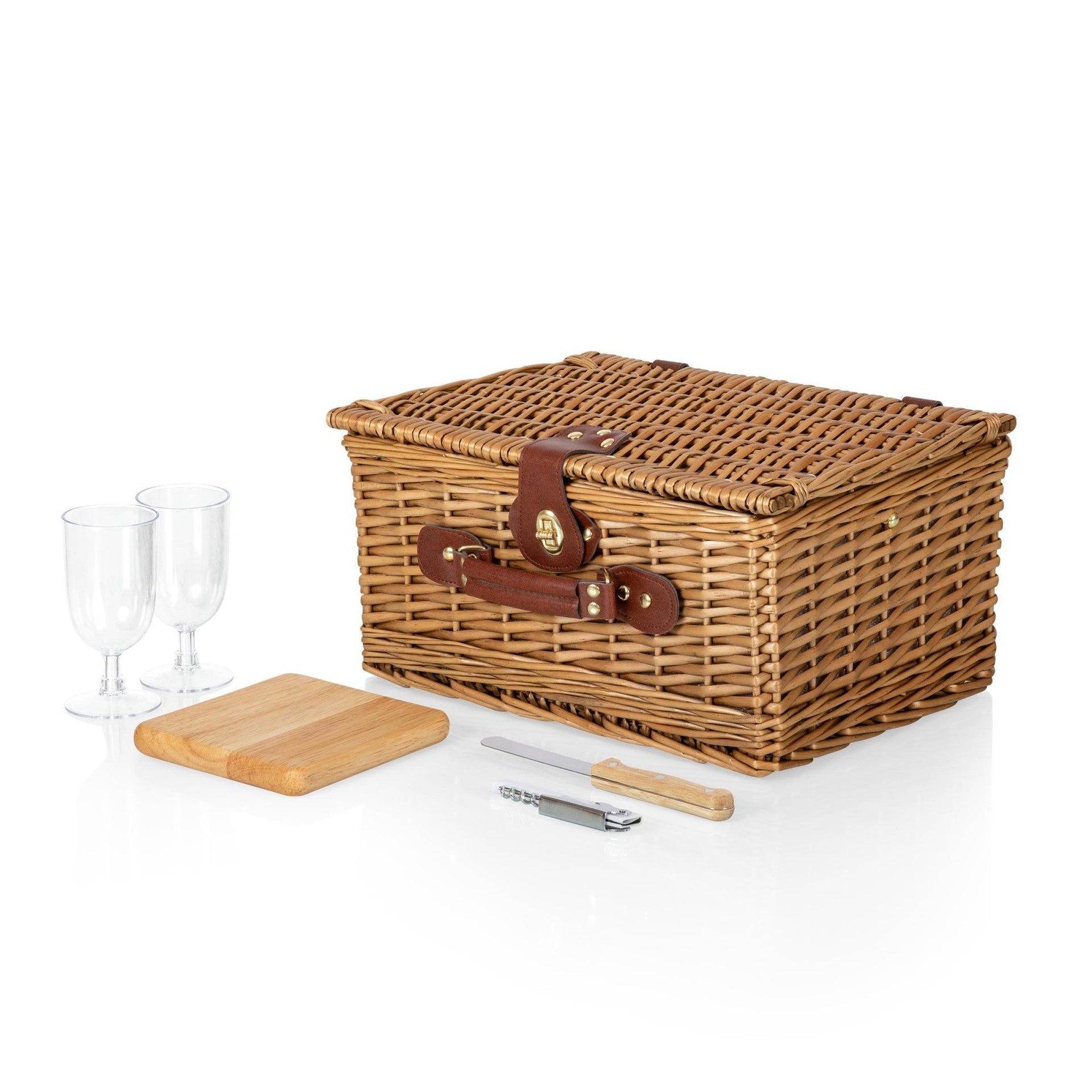 Classic Wine & Cheese Picnic Basket Picnic Time Family of Brands