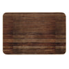 Dark Brown Wood Bath Mat