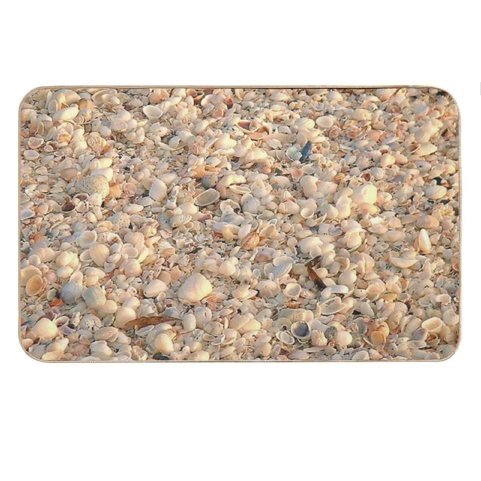 Seashells from Sanibel Island Bath Mat