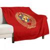 Golden Soviet Union Flag Premium Throw Blanket