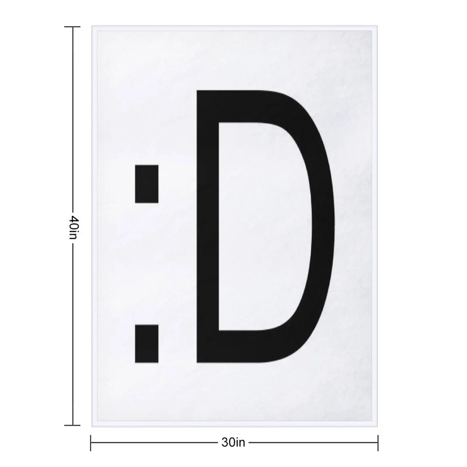 D Throw Blanket