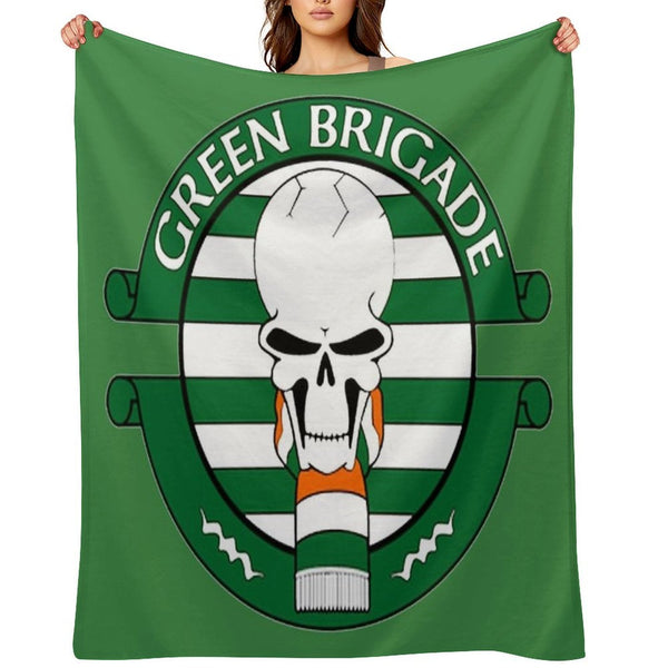 Green Brigade Durable Throw Blanket