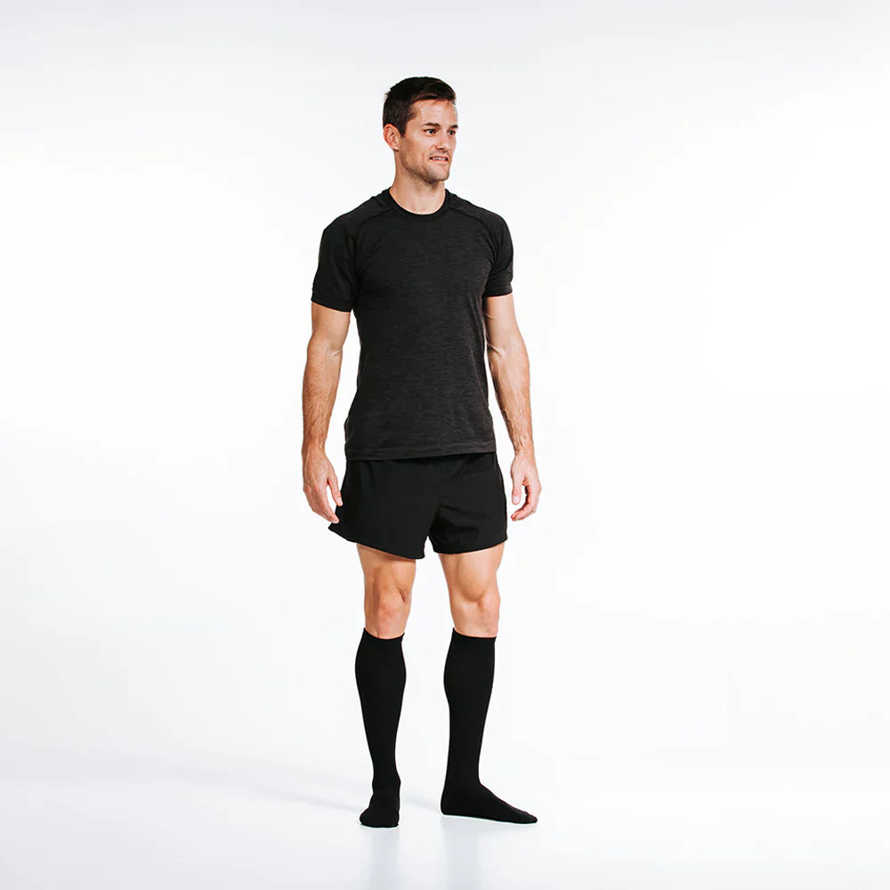 Black on Black Compression Sock