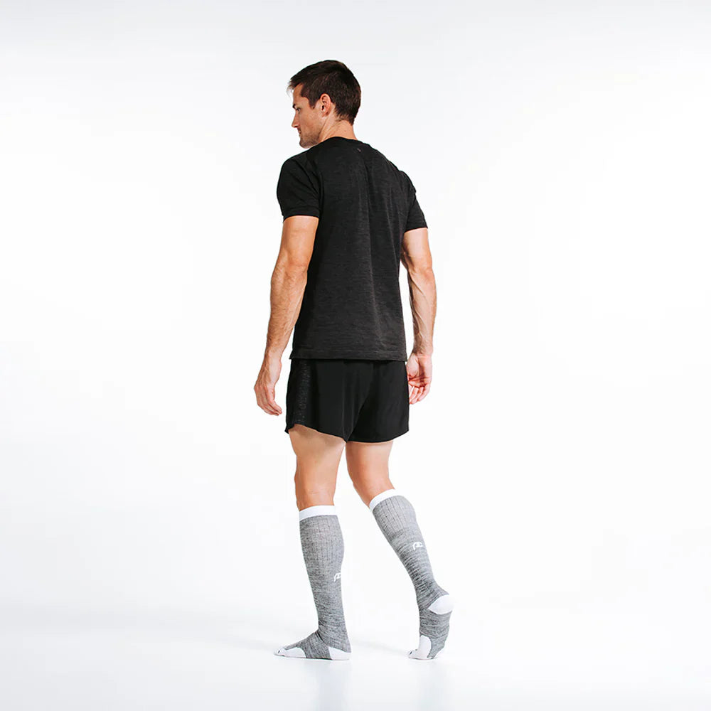 Heather Slate Compression Sock