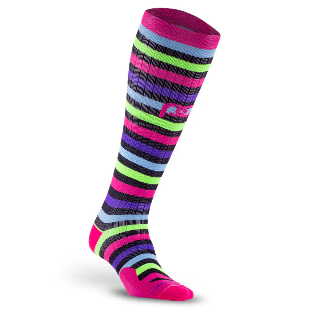 Neon Flash Compression Sock