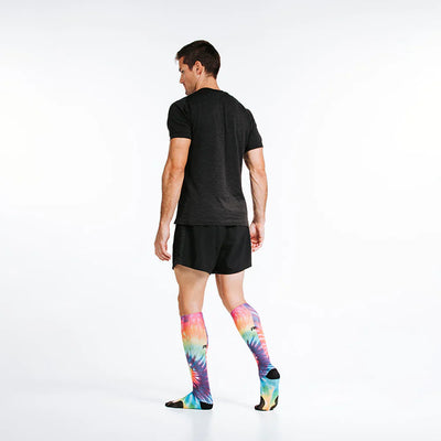 Rainbow Tie Dye Compression Sock