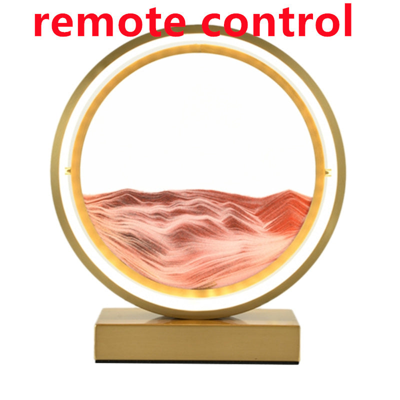 Creative Fashion Romantic Simple Bedroom Quicksand Table Lamp Decorbites