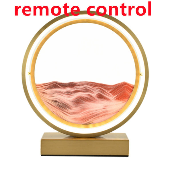 Creative Fashion Romantic Simple Bedroom Quicksand Table Lamp Decorbites