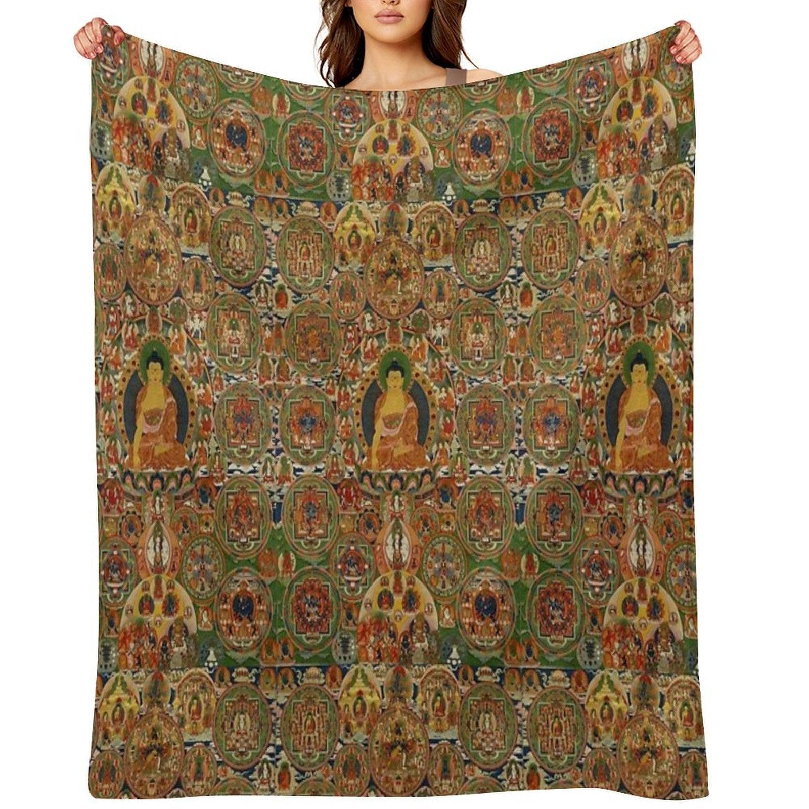 Buddha Throw Blanket