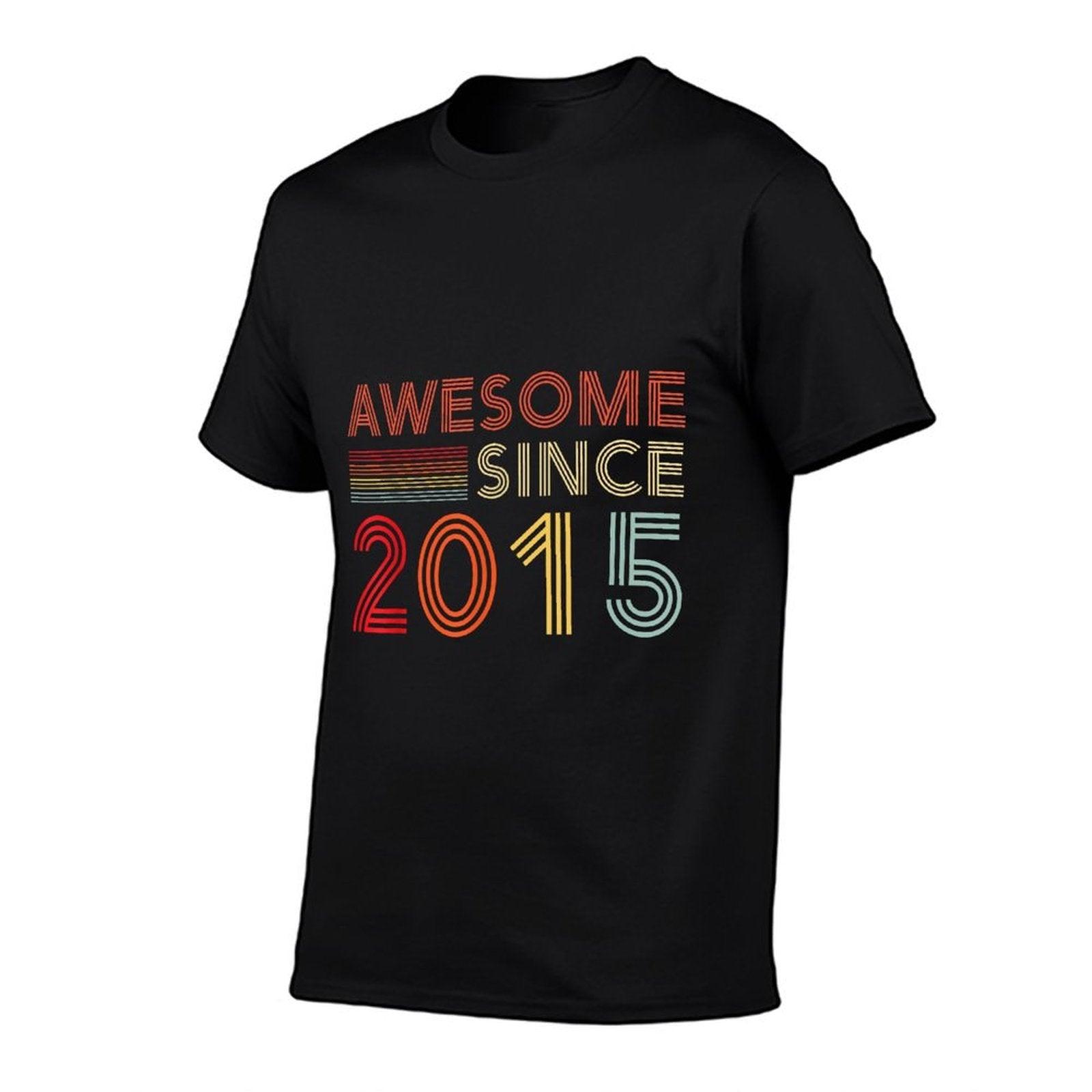 Nine 10yr BDay Son Boy Funny 2015 10th 10 Year Old Birthday T-Shirt