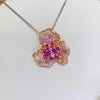 2 Carat Moissanite 925 Sterling Silver Pendant Necklace