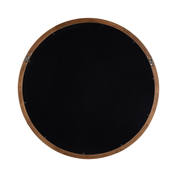 Hatherleigh Round Wood Wall Mirror