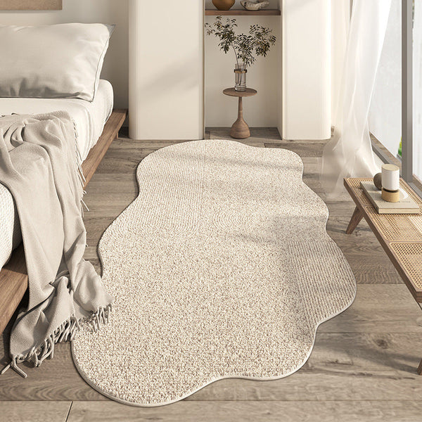 Japanese-style Household Bedroom Irregular-shaped Cashmere-look Modern Minimalist Floor Mat