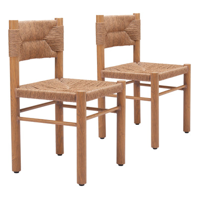 Iska Dining Chair (Set of 2) Natural