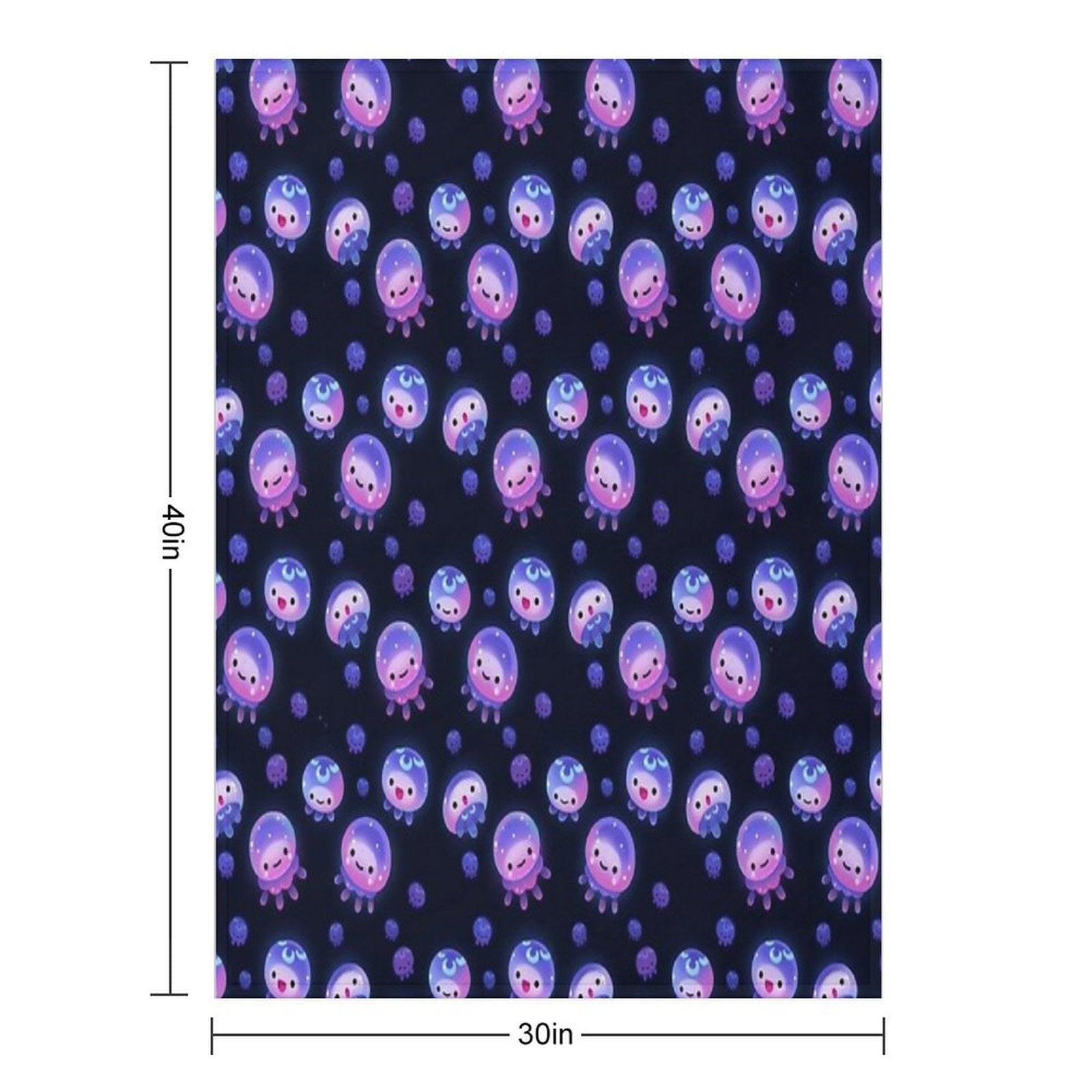 Baby Jellyfish Throw Blanket