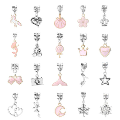 Cartoon Pink Set DIY Handmade Jewelry Children's Bracelet Women's Exquisite Gift Box Gift Bracelet
