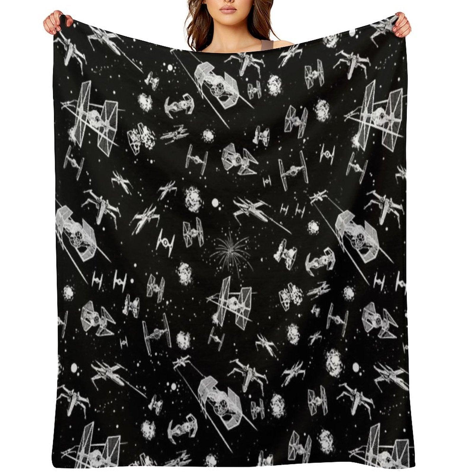 Space Ship Battle Throw Blanket