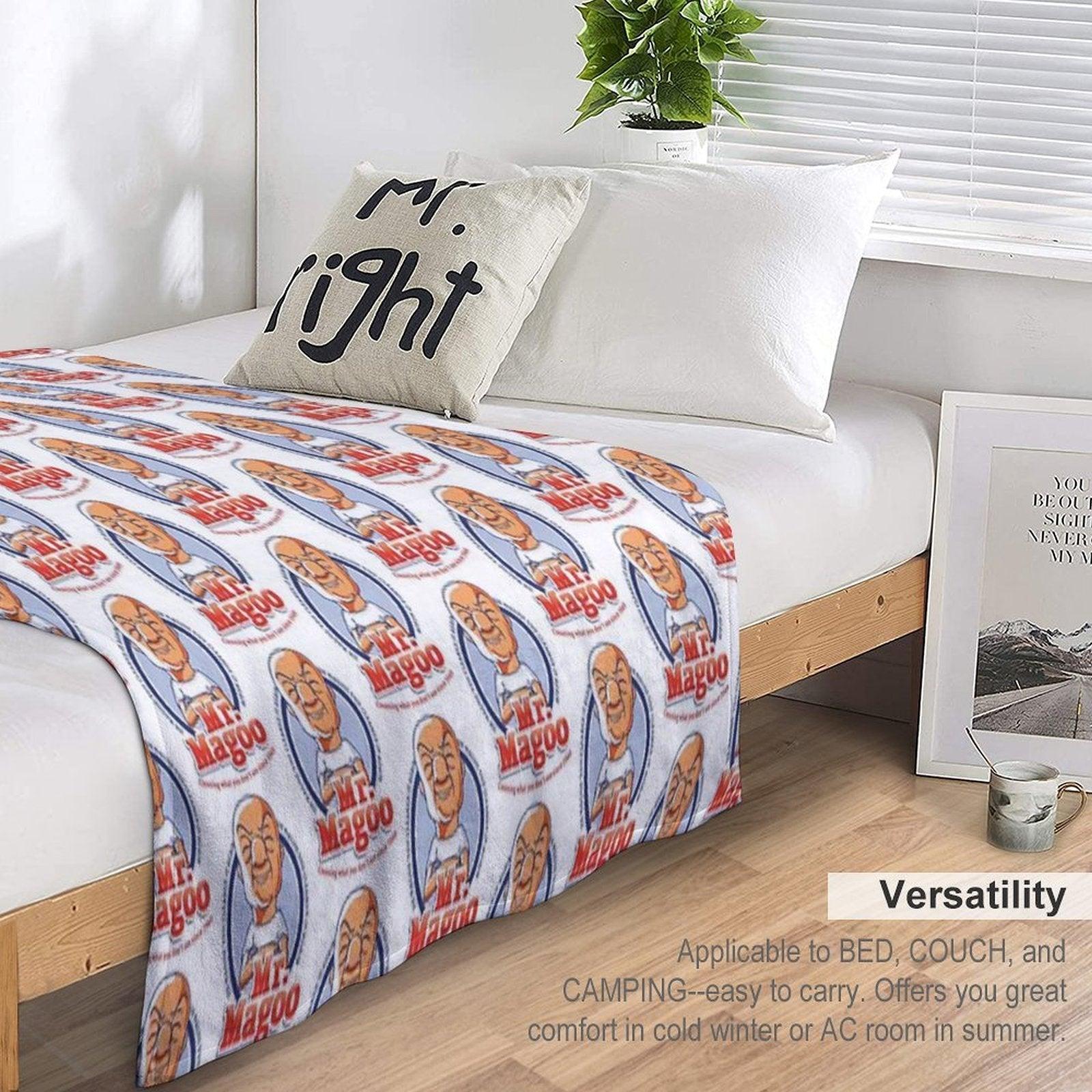 Mr. Magoo As Mr. Clean Throw Blanket