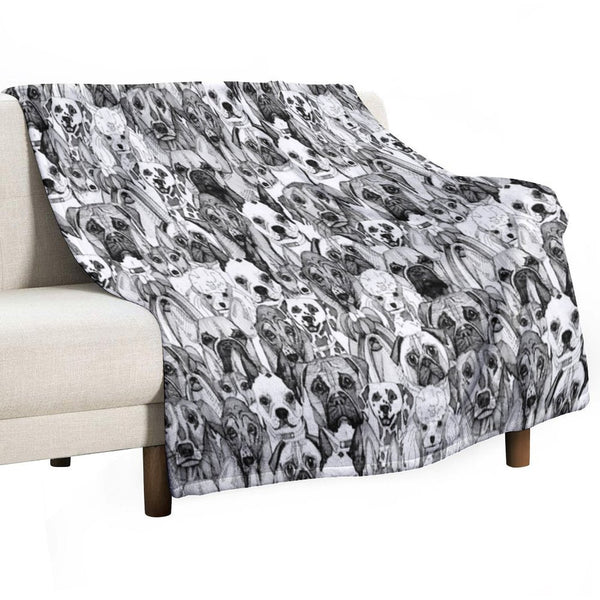 Just Dogs All-season Throw Blanket