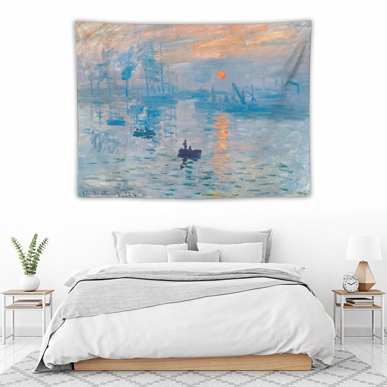 Monet's Sunrise Tapestry